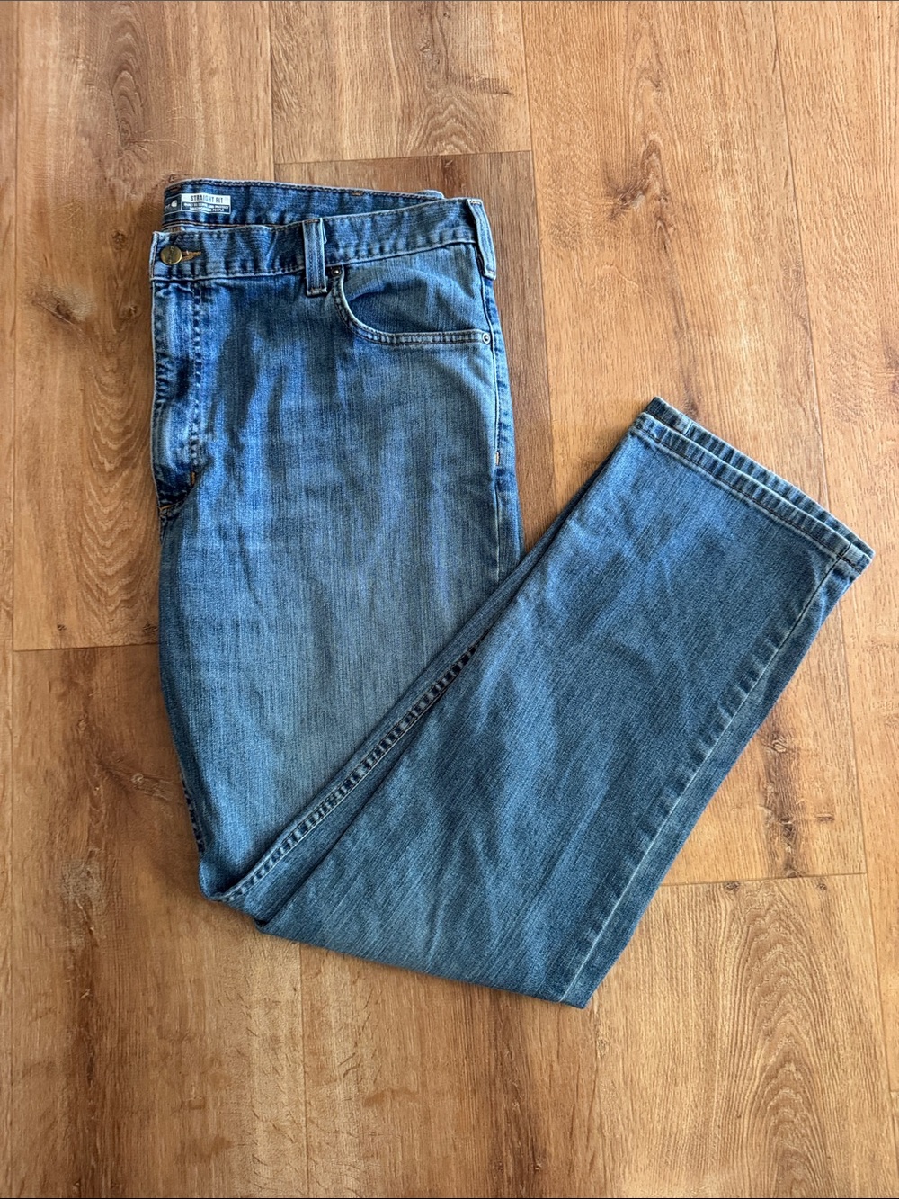 Carhartt Blue Straight-Leg Jeans 42x32 BD2807